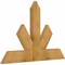 Ekena Millwork Saratoga Rough Sawn Timber Gable Bracket, Western Red Cedar, 48"W x 32"H x 2"D x 6"F, 16/12 Pitch GBW048X32X0206SAR00RWR - alternate 3